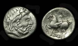 Danube Celts, AR Tetradrachm, Sirmium, 2nd Cent BC